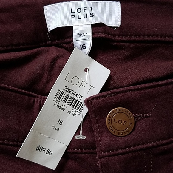 NWT LOFT Plus Leggings In Brushed Sateen - Picture 5 of 6